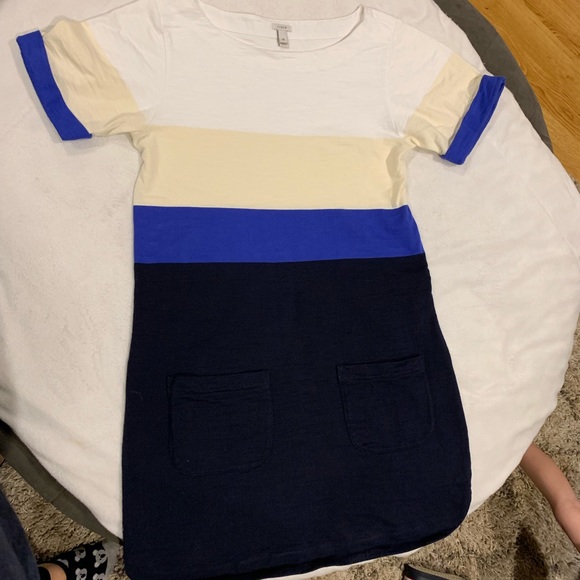 J. Crew XS Cotton Striped Dress - Picture 6 of 7